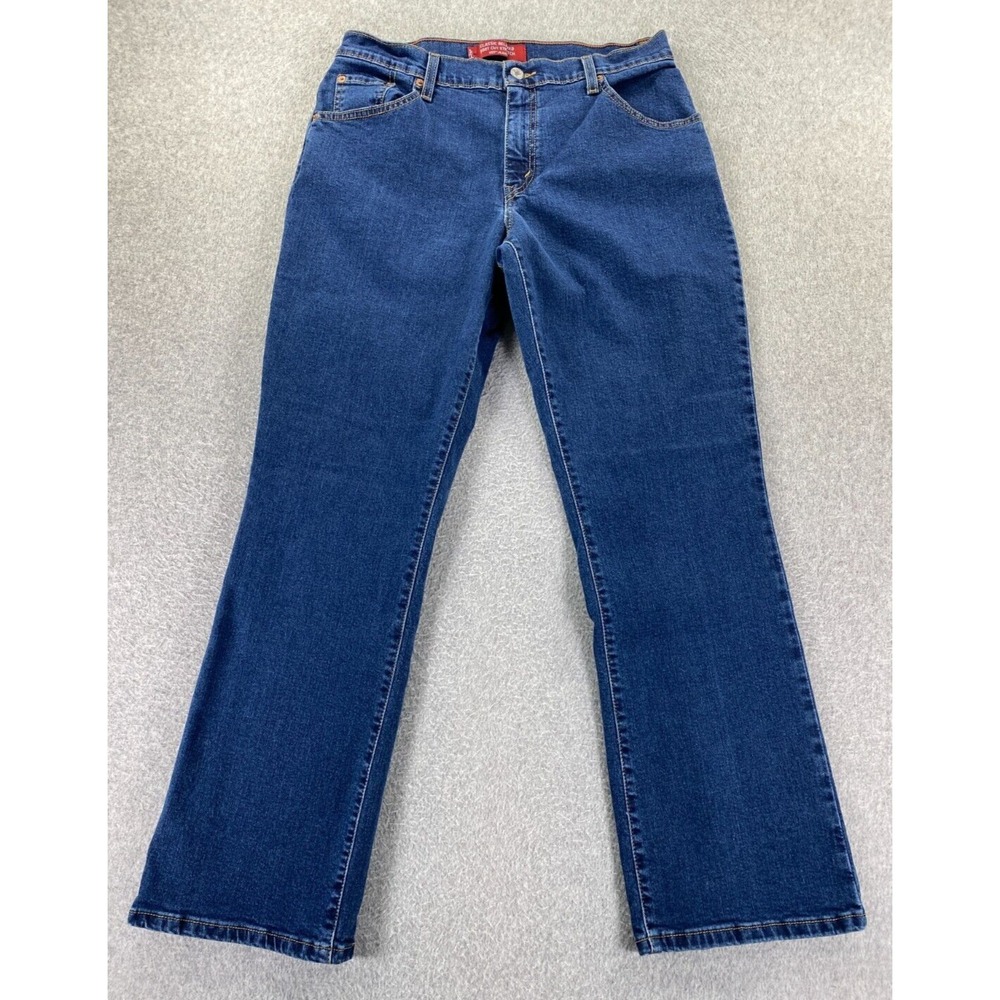 Levi's 550 Jeans Women's 12M Classic Relaxed Bootcut Stretch Blue Denim 31x30‎